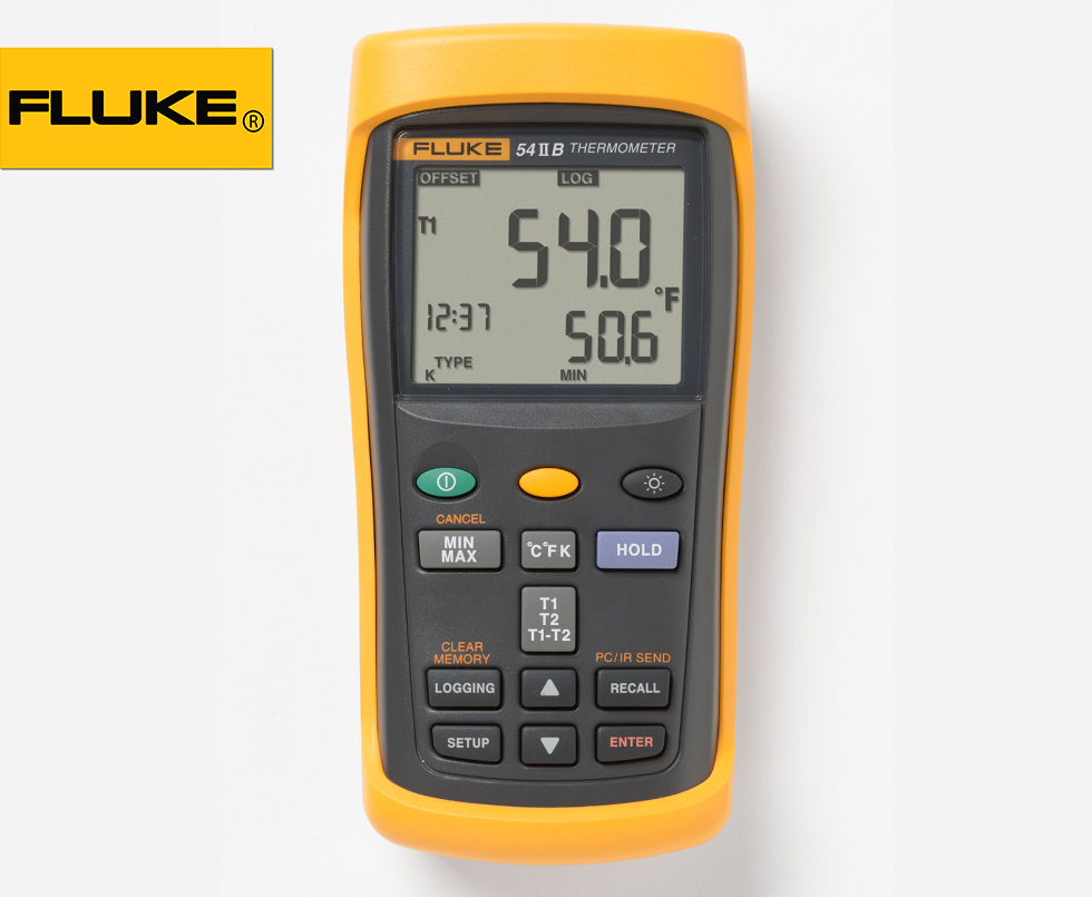 Fluke 54-II B 双输入数字温度表