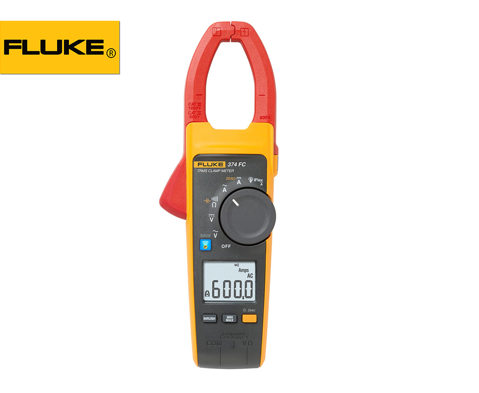 Fluke 374 FC 真均方根交流/直流钳形表